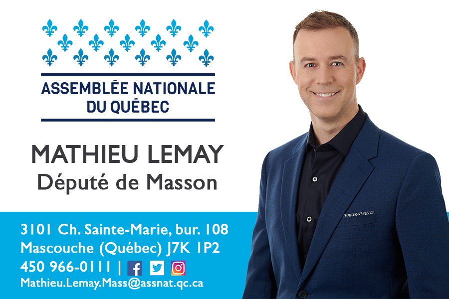 Mathieu Lemay - Député de Masson